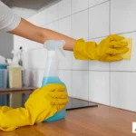 membersihkan noda dapur